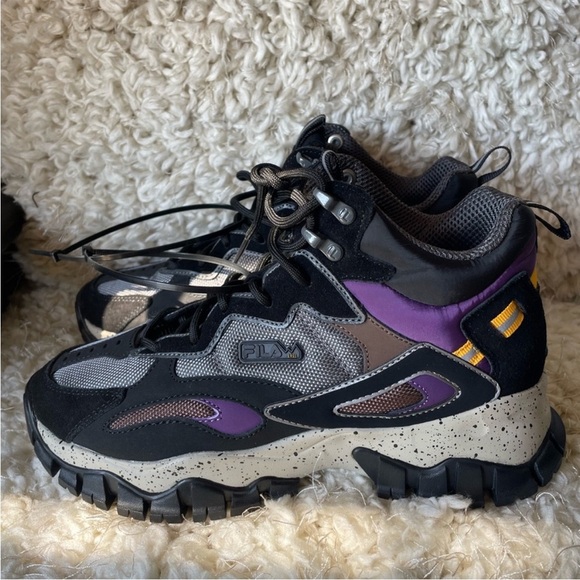 Fila Black and Purple Sneakers main image 4